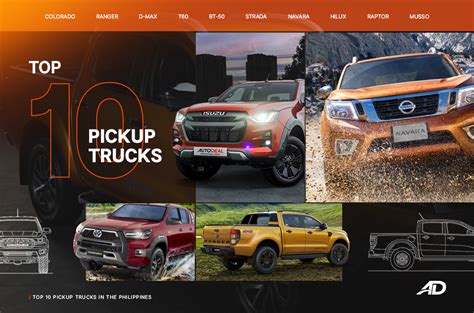 Top 10 pickup trucks in the Philippines .